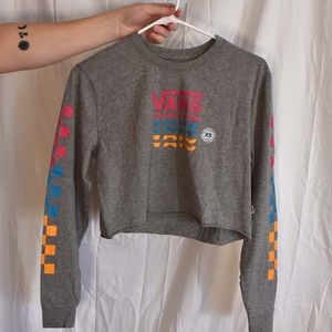 Vans gray Crop top